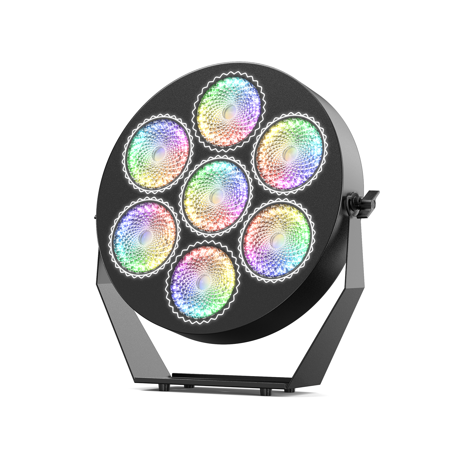 7x50W Amber +168 RGB LED Par Light | 210W DMX – UKING ONLINE