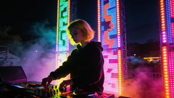 Creative Placements for LED Pixel Tubes on Stage