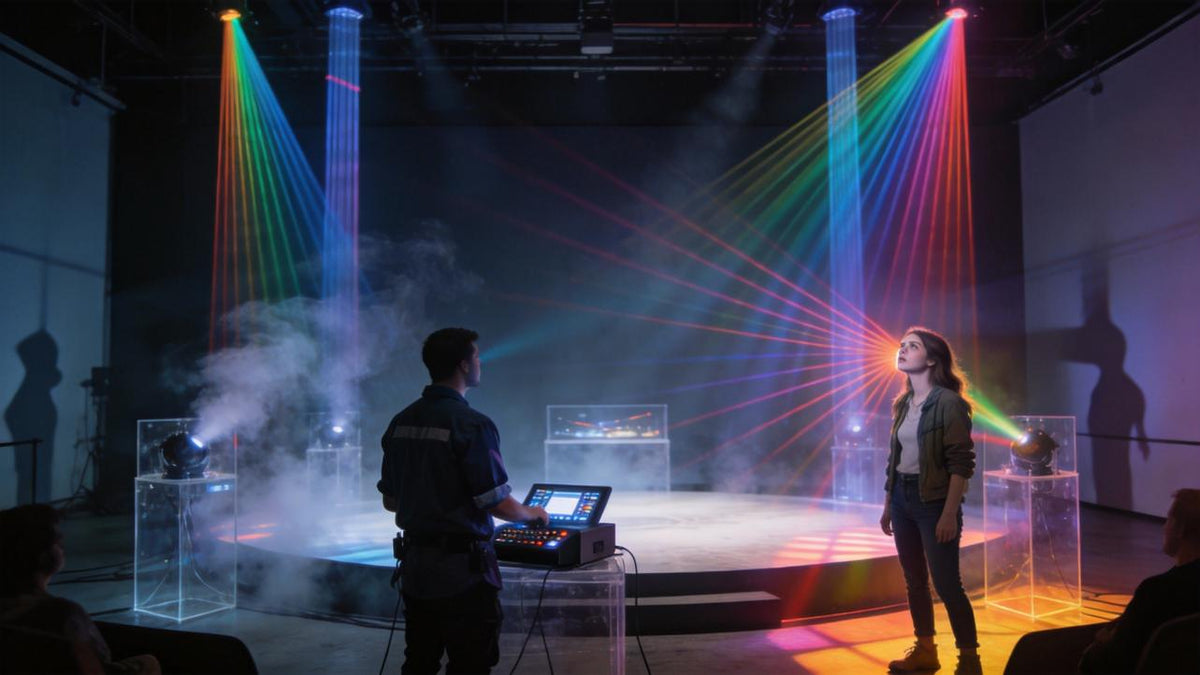 Avoiding Eye Fatigue: Proper Laser Positioning for Crowds