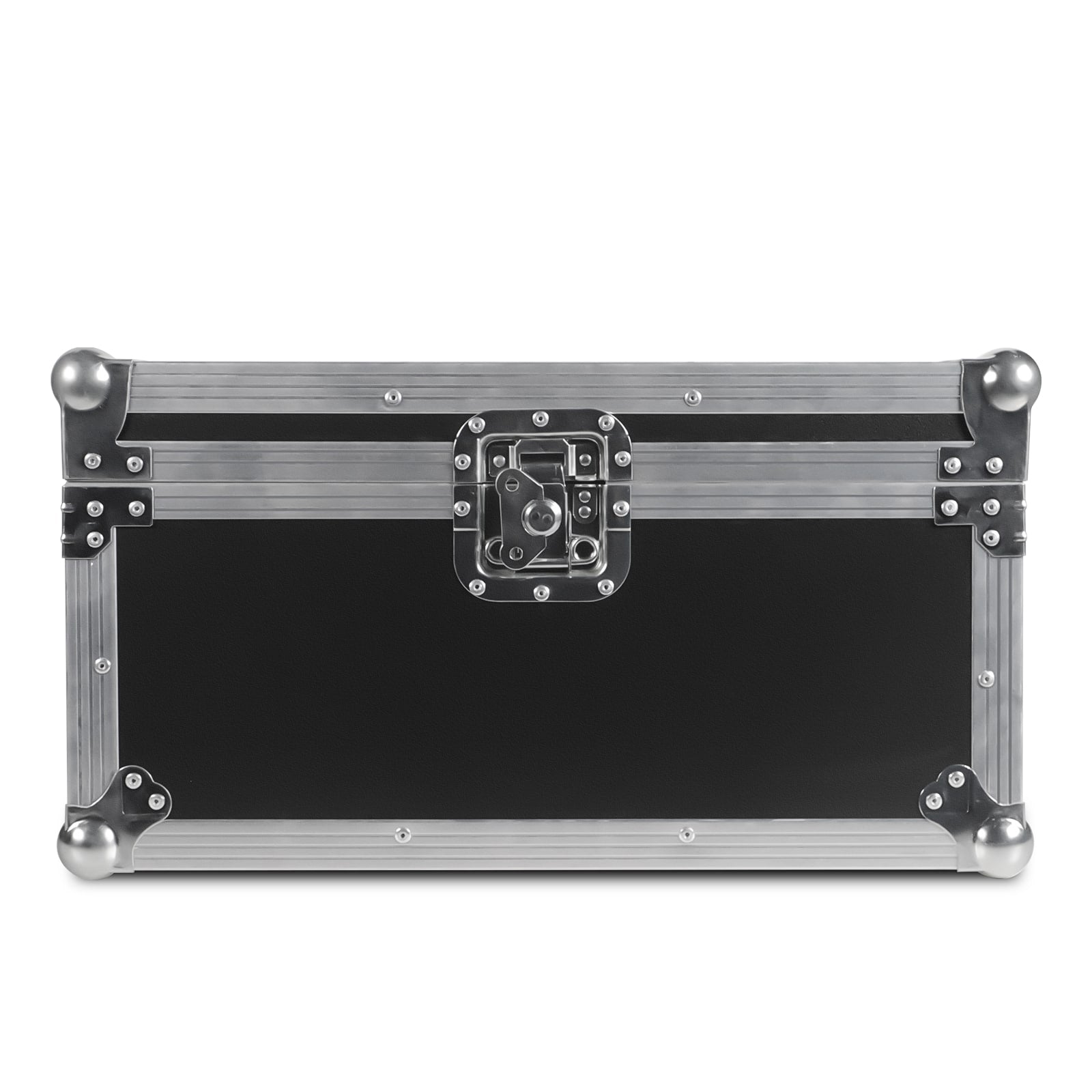UKING ZQ01528 Large Recharge Flightcase. Heavy-duty black equipment travel case with strong metal corners and secure latch.