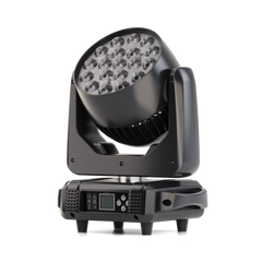 UKING ZQ02253 black 285W moving head light with 19 LED lenses and LCD control panel