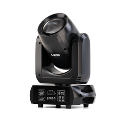 UKING ZQ02341 black 80W mini beam moving head LED stage light with front lens and control panel