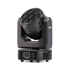 UKING ZQ02356 black 175W LED moving head light with seven lenses and LCD display