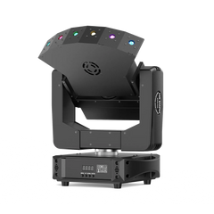 UKING ZQ02873 fan-shaped moving head light for professional shows with RGB LEDs