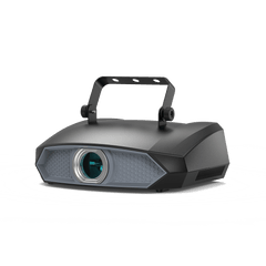 UKING ZQ03268 LASER projector: black unit with hexagonal grill and adjustable mounting bracket.